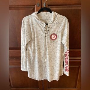 Alabama Crimson Tide hoodie/tunic, size XL. Never worn.